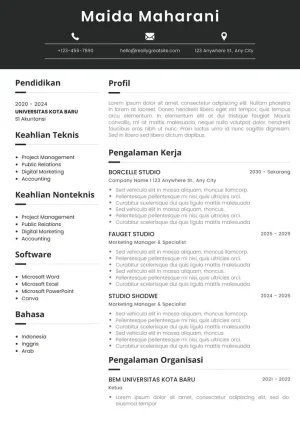 CV Kreatif 18